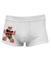 Kenya Flag Design Side Printed Mens Trunk Underwear-Mens Trunk Underwear-NDS Wear-White-Small-Davson Sales