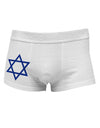 Jewish Star of David Side Printed Mens Trunk Underwear by TooLoud-Mens Trunk Underwear-TooLoud-White-Small-Davson Sales