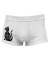 My Cat Is My Valentine Side Printed Mens Trunk Underwear by TooLoud-Mens Trunk Underwear-NDS Wear-White-Small-Davson Sales