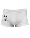 I Said I Do - Groom Side Printed Mens Trunk Underwear-Mens Trunk Underwear-NDS Wear-White-Small-Davson Sales