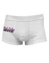 Black Friday Survivor Side Printed Mens Trunk Underwear-Mens Trunk Underwear-NDS Wear-White-X-Large-Davson Sales