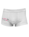 On Valentine's Day We Wear Pink Side Printed Mens Trunk Underwear by TooLoud-Mens Trunk Underwear-TooLoud-White-Small-Davson Sales