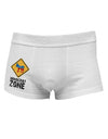 Democrat Zone Side Printed Mens Trunk Underwear-Mens Trunk Underwear-NDS Wear-White-Small-Davson Sales