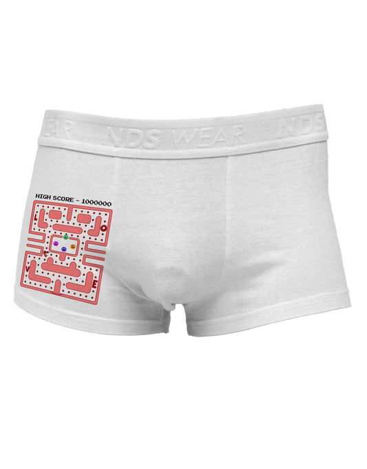 Retro Heart Man Side Printed Mens Trunk Underwear-Mens Trunk Underwear-NDS Wear-White-Small-Davson Sales