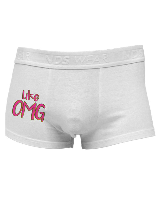 Like OMG Side Printed Mens Trunk Underwear by TooLoud-Mens Trunk Underwear-NDS Wear-White-Small-Davson Sales