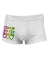 Throw Me The Beads - Mardi Gras Side Printed Mens Trunk Underwear by TooLoud-Mens Trunk Underwear-TooLoud-White-Small-Davson Sales