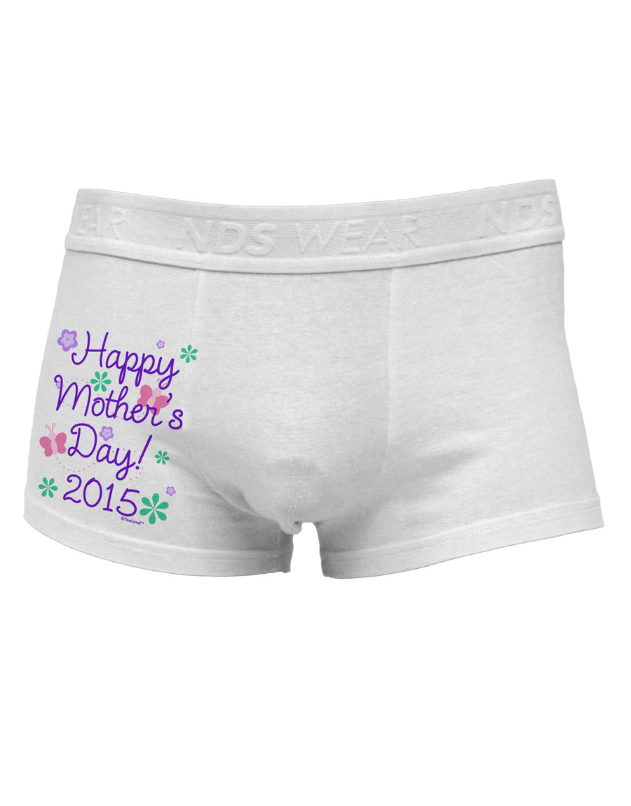 Happy Mother's Day (CURRENT YEAR) Side Printed Mens Trunk Underwear by TooLoud-Mens Trunk Underwear-NDS Wear-White-Small-Davson Sales