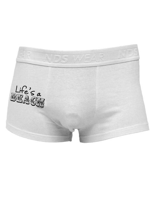 Lifes a Beach Side Printed Mens Trunk Underwear by TooLoud-Mens Trunk Underwear-NDS Wear-White-Small-Davson Sales
