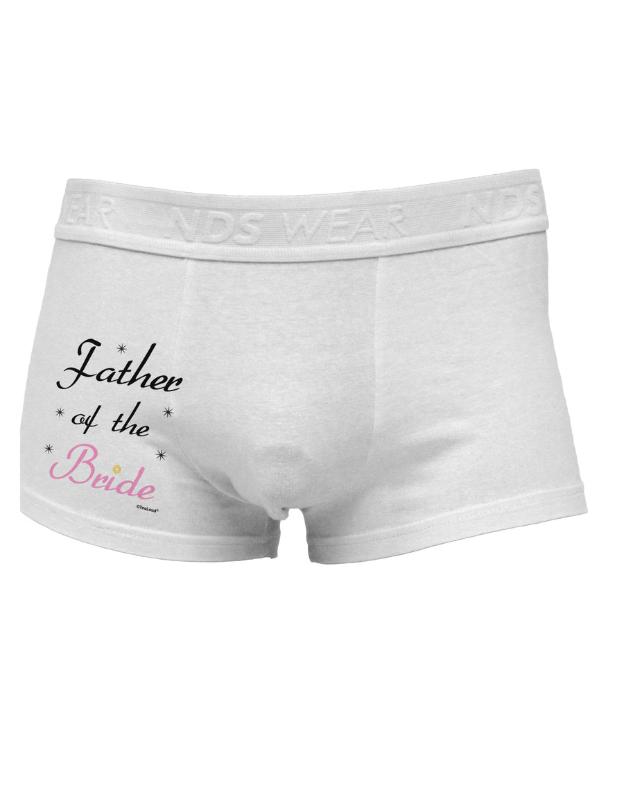 Father of the Bride wedding Side Printed Mens Trunk Underwear by TooLoud-Mens Trunk Underwear-NDS Wear-White-Small-Davson Sales