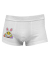 Chick In Bunny Costume Side Printed Mens Trunk Underwear-Mens Trunk Underwear-NDS Wear-White-Small-Davson Sales