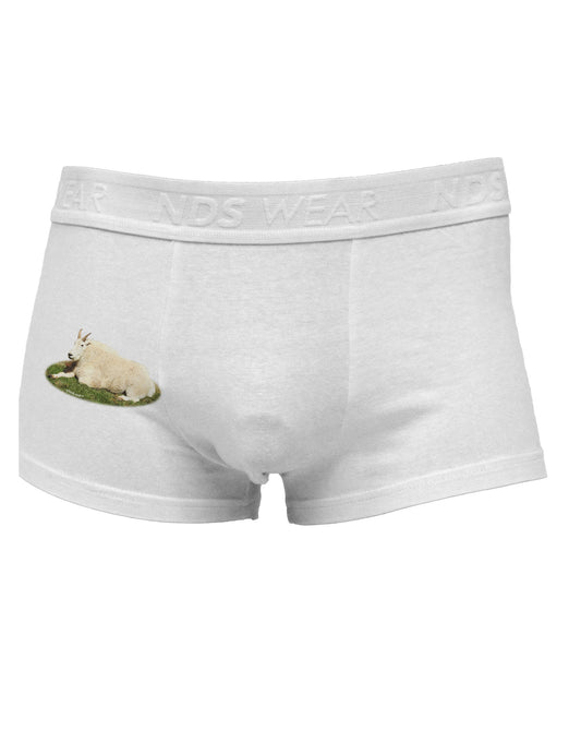 Ram Cutout Side Printed Mens Trunk Underwear-Mens Trunk Underwear-NDS Wear-White-Small-Davson Sales