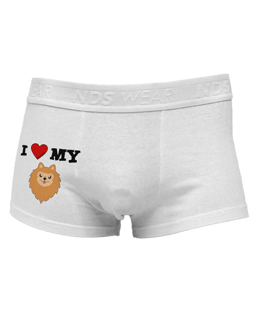 I Heart My - Cute Pomeranian Dog Side Printed Mens Trunk Underwear by TooLoud-Mens Trunk Underwear-TooLoud-White-Small-Davson Sales