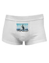 Mexico - Whale Watching Cut-out Mens Cotton Trunk Underwear-Men's Trunk Underwear-NDS Wear-White-Small-Davson Sales