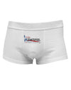 Libertarian Slogan Mens Cotton Trunk Underwear-Men's Trunk Underwear-NDS Wear-White-Small-Davson Sales