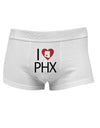 I Heart Phoenix Mens Cotton Trunk Underwear-Men's Trunk Underwear-NDS Wear-White-Small-Davson Sales