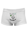 Dad of Veteran Mens Cotton Trunk Underwear-Men's Trunk Underwear-NDS Wear-White-Small-Davson Sales