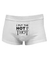 I Put the HOT in THOT Mens Cotton Trunk Underwear-Men's Trunk Underwear-NDS Wear-White-Small-Davson Sales