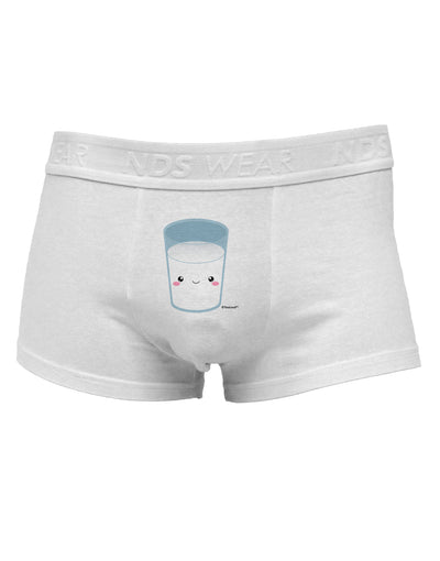 Cute Matching Milk and Cookie Design - MilkMens Cotton Trunk Underwear by TooLoud-Men's Trunk Underwear-NDS Wear-White-Small-Davson Sales