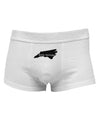 North Carolina - United States Shape Mens Cotton Trunk Underwear by TooLoud-Men's Trunk Underwear-NDS Wear-White-Small-Davson Sales