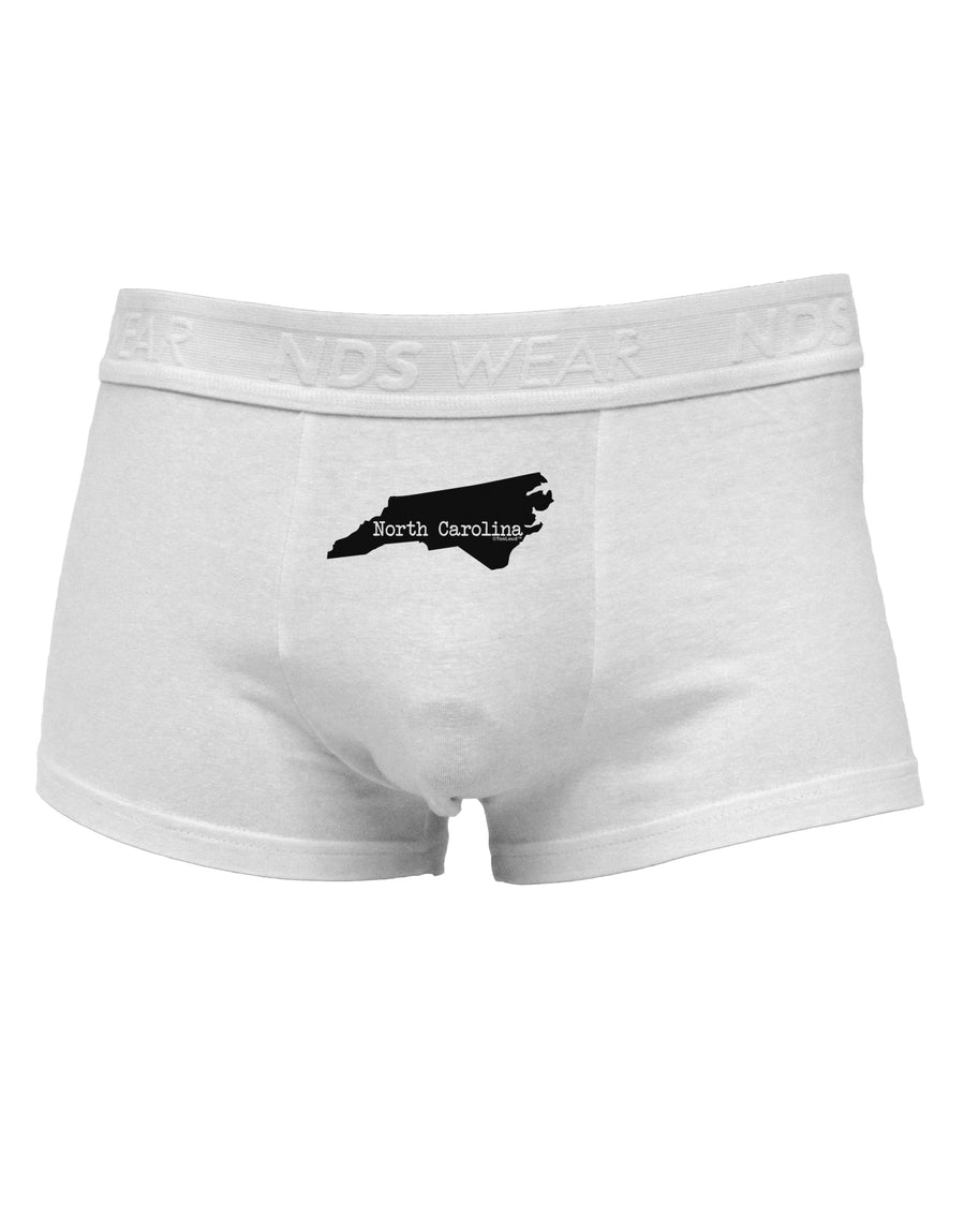 North Carolina - United States Shape Mens Cotton Trunk Underwear by TooLoud-Men's Trunk Underwear-NDS Wear-White-Small-Davson Sales