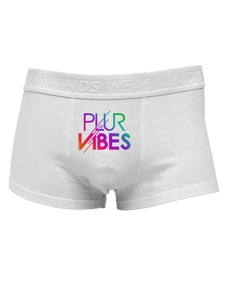 PLUR Vibes Mens Cotton Trunk Underwear-Men's Trunk Underwear-NDS Wear-White-Small-Davson Sales