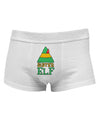 Matching Christmas Design - Elf Family - Sister ElfMens Cotton Trunk Underwear-Men's Trunk Underwear-NDS Wear-White-Small-Davson Sales