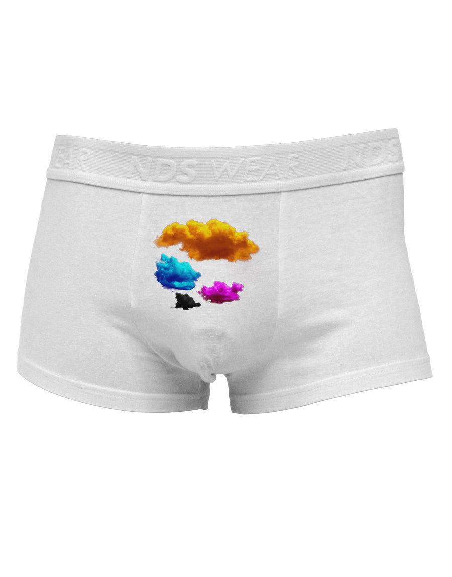 CMYK Clouds Mens Cotton Trunk Underwear-Men's Trunk Underwear-NDS Wear-White-Small-Davson Sales