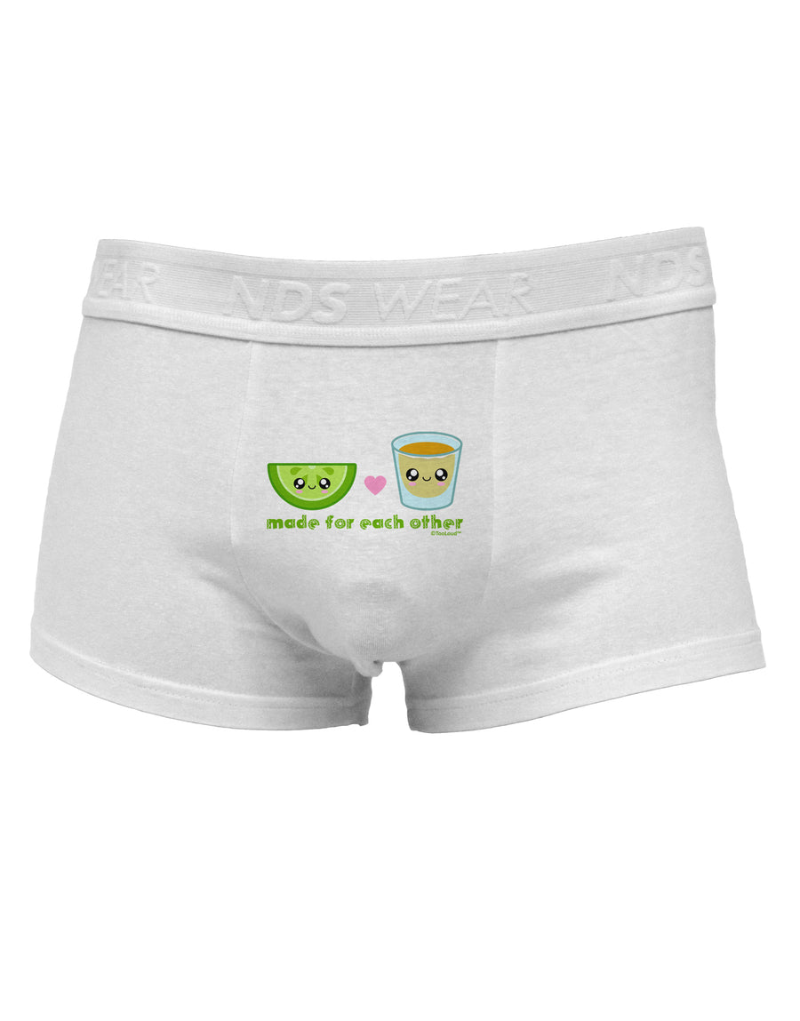 Cute Tequila Shot and Lime - Made For Each Other Mens Cotton Trunk Underwear by TooLoud-Men's Trunk Underwear-NDS Wear-White-Small-Davson Sales