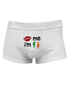 Kiss and Irish Flag Shamrock - Kiss Me I'm Irish Mens Cotton Trunk Underwear by TooLoud-Men's Trunk Underwear-TooLoud-White-Small-Davson Sales