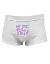 My First Mother's Day - Baby Feet - Pink Mens Cotton Trunk Underwear by TooLoud-Men's Trunk Underwear-NDS Wear-White-Small-Davson Sales