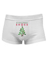 All I want for Christmas is Shoes Mens Cotton Trunk Underwear-Men's Trunk Underwear-TooLoud-White-Small-Davson Sales