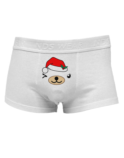 Kyu-T Face Beartholomea Santa Girl BearMens Cotton Trunk Underwear-Men's Trunk Underwear-NDS Wear-White-Small-Davson Sales