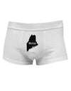 Maine - United States Shape Mens Cotton Trunk Underwear by TooLoud-Men's Trunk Underwear-NDS Wear-White-Small-Davson Sales