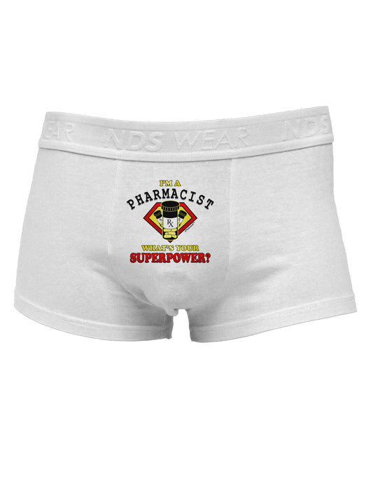 Pharmacist - Superpower Mens Cotton Trunk Underwear-Men's Trunk Underwear-NDS Wear-White-Small-Davson Sales