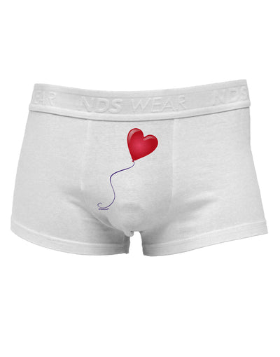 Cute Red Heart BalloonMens Cotton Trunk Underwear-Men's Trunk Underwear-NDS Wear-White-Small-Davson Sales