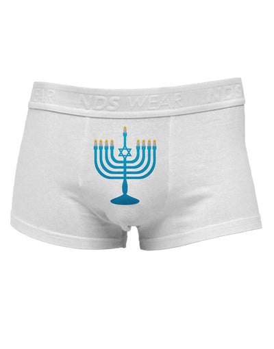 Hanukkah Menorah Mens Cotton Trunk Underwear-Men's Trunk Underwear-TooLoud-White-Small-Davson Sales