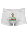 This Gal Is Not Ready For Christmas Mens Cotton Trunk Underwear-Men's Trunk Underwear-NDS Wear-White-Small-Davson Sales