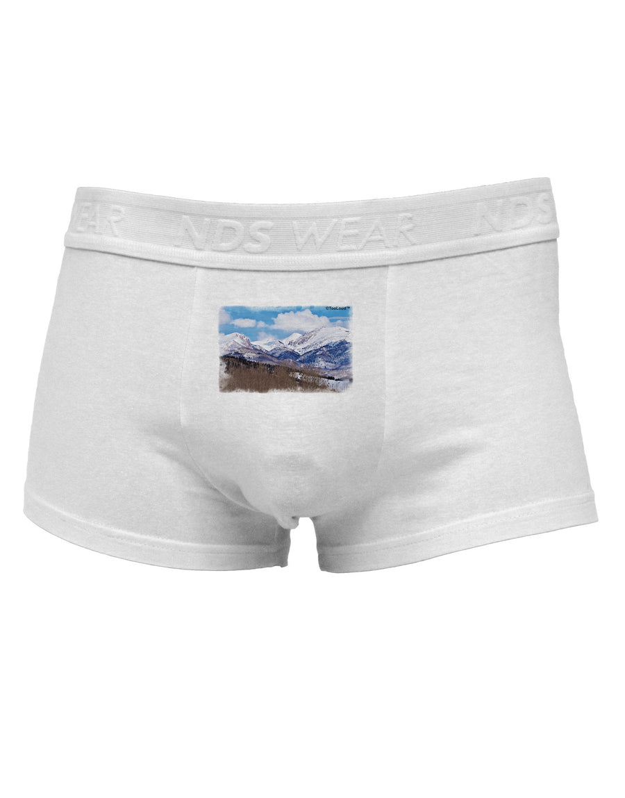 Pikes Peak Mens Cotton Trunk Underwear-Men's Trunk Underwear-NDS Wear-White-Small-Davson Sales