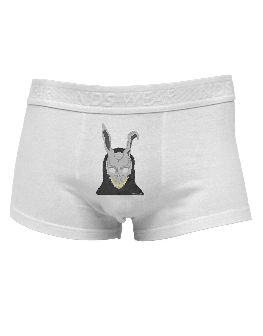 Scary Buny Face Watercolor Mens Cotton Trunk Underwear-Men's Trunk Underwear-NDS Wear-White-Small-Davson Sales