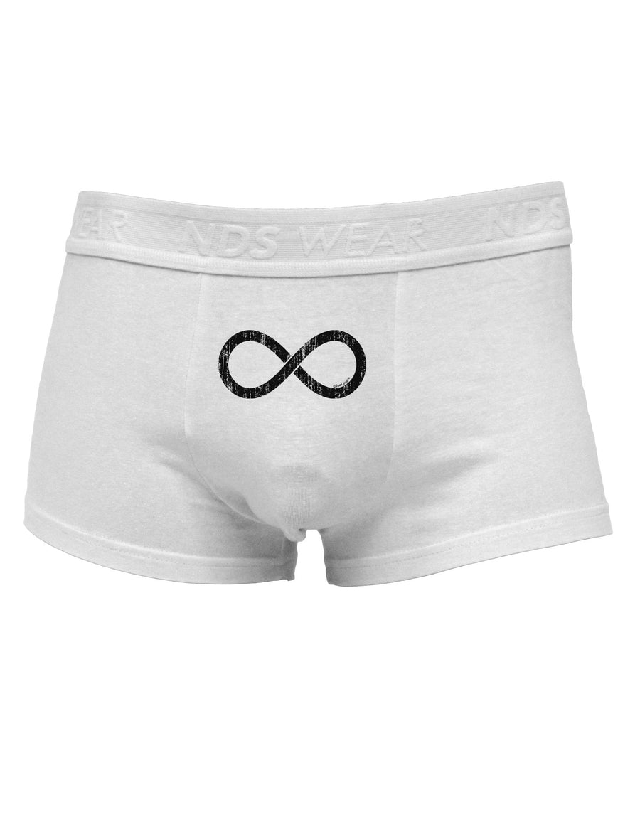 Distressed Infinity Mens Cotton Trunk Underwear-Men's Trunk Underwear-NDS Wear-White-Small-Davson Sales