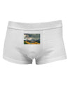 Colorado Mountain Scene Photo Mens Cotton Trunk Underwear-Men's Trunk Underwear-NDS Wear-White-Small-Davson Sales