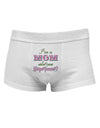 I'm a Mom - What's Your Superpower - Pink Mens Cotton Trunk Underwear by TooLoud-Men's Trunk Underwear-NDS Wear-White-Small-Davson Sales