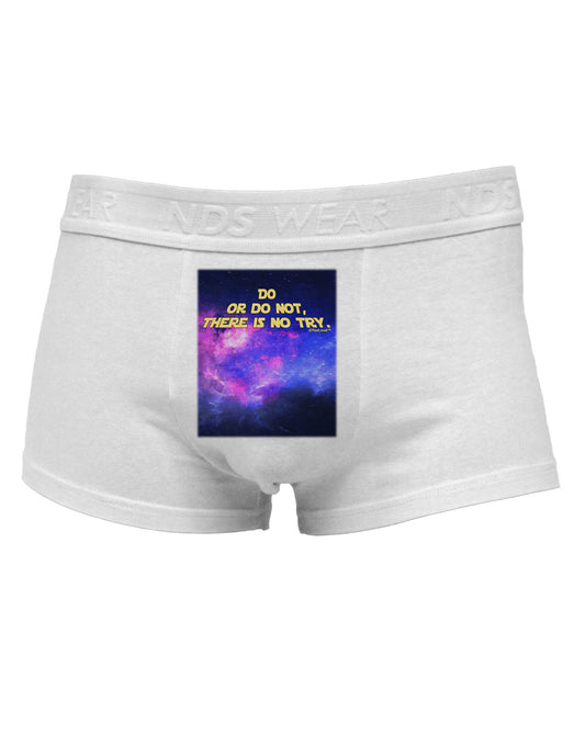 Do or Do Not Mens Cotton Trunk Underwear-Men's Trunk Underwear-NDS Wear-White-Small-Davson Sales