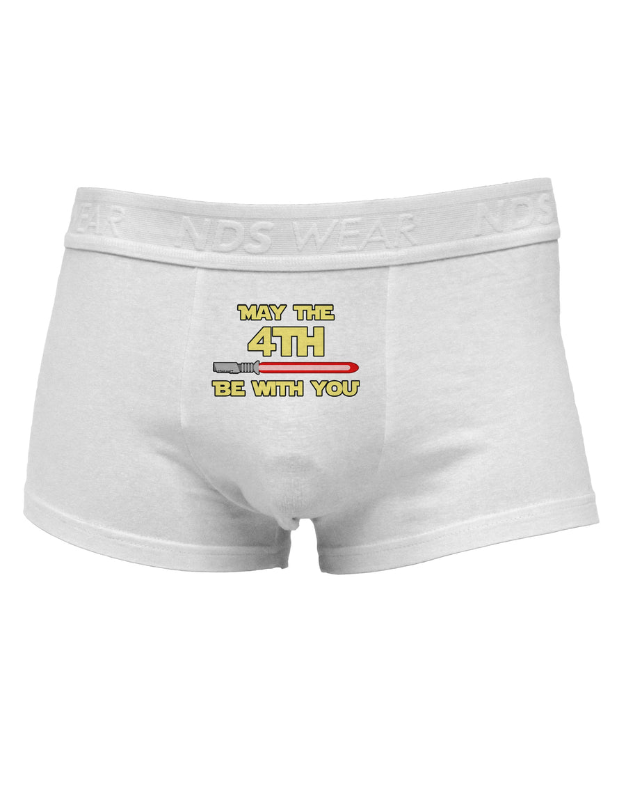 4th Be With You Beam Sword Mens Cotton Trunk Underwear-Men's Trunk Underwear-NDS Wear-White-Small-Davson Sales