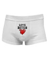 Love Bites Mens Cotton Trunk Underwear-Men's Trunk Underwear-NDS Wear-White-Small-Davson Sales