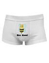 Bee Kind Mens Cotton Trunk Underwear-Men's Trunk Underwear-NDS Wear-White-X-Large-Davson Sales