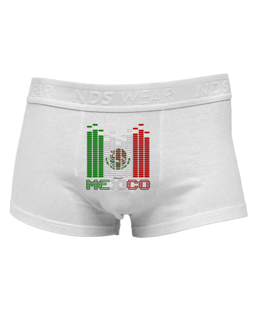 Mexican Flag Levels - Cinco De Mayo Text Mens Cotton Trunk Underwear-Men's Trunk Underwear-NDS Wear-White-Small-Davson Sales