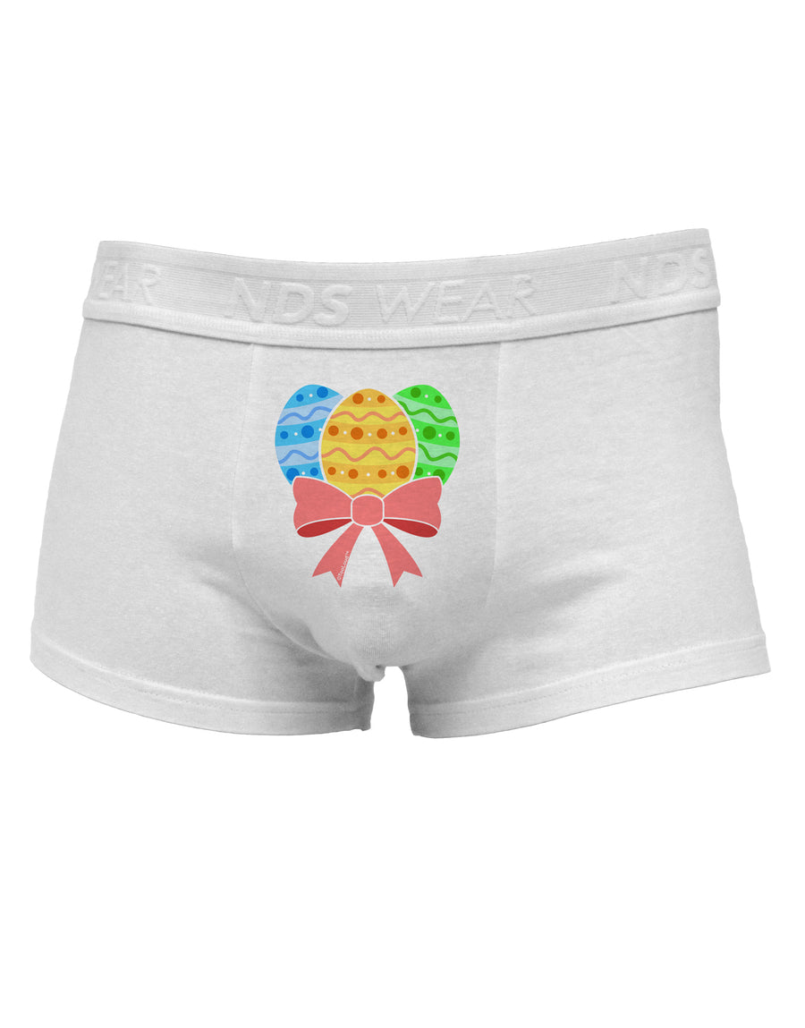 Easter Eggs With Bow Mens Cotton Trunk Underwear by TooLoud-Men's Trunk Underwear-NDS Wear-White-Small-Davson Sales