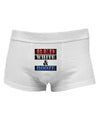 Red White & Booze Mens Cotton Trunk Underwear-Men's Trunk Underwear-NDS Wear-White-Small-Davson Sales