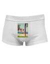 Lifeguard Station Watercolor Mens Cotton Trunk Underwear-Men's Trunk Underwear-NDS Wear-White-Small-Davson Sales